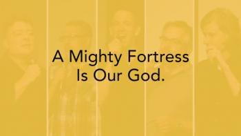 A Mighty Fortress Is Our God performed by kickVocal (Lyric Video)
