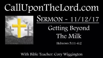 Getting Beyond the Milk - 11-12-17