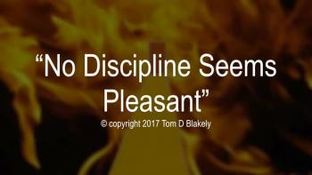 No Discipline Seems Pleasant