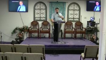 11-26-17 MESSAGE:  Too many Christians are more focused on painting the world around them black, rather than shining brightly as a light in a dark world.  We are called to be the light, not to create contrast by demonizing and characterizing all outside the church as devilish and wicked.  This is a powerful message with a wonderful visual aid that will illustrate vividly the truth being shared.  (NOTE: Pastor Charles had emergency gallbladder removal surgery this week - Wednesday.  He was still in the pulpit to deliver the message the Lord had given him for this week, but he required the use of a cane. He had to wear very loose fitting clothing to conceal a drainage bag that is yet inserted into his belly.)