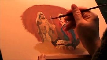 Watch me paint this Nativity scene ~ inspired by my parents' ceramic Nativity set that they made in the 1970s. Merry Christmas, peace to you and yours. xoxo