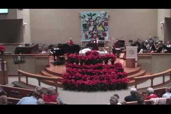 Recorded before the 7pm Christmas Eve Worship Service.