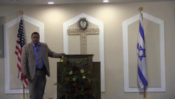 Pastor Lupe Garcia preaches on <br />Turn From Your Wicked Ways.