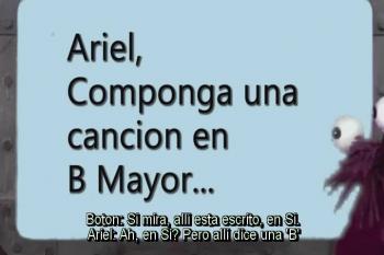  Ariel, componga  una cancion en si Mayor.