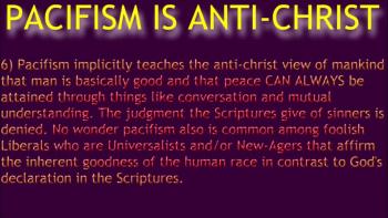 Pacifism is Antichrist! 