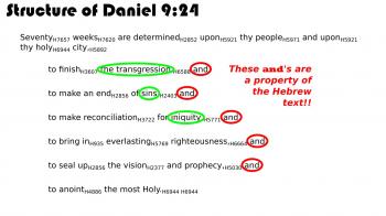 70 Weeks: Structure of Dan. 9:24-27, vs. 24