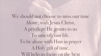 Alone With Christ