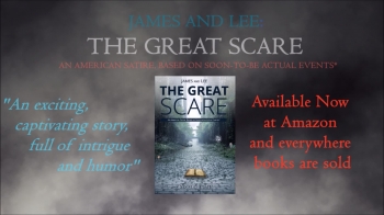 What if, by trying to save a world that did not need saving, we accidentally destroyed it? <br /><br />Three hundred years after the destruction of the earth's surface by man's attempt at playing God, James and Lee, two post-apocalyptic, subterranean librarians, finalize their plans to travel back in time and correct all the mistakes of the past. Just one thing is keeping them from fulfilling their dreams of time-travel redemption―someone or something is stealing the town's most valuable possessions. As the town librarians, it is their duty to solve the mystery, retrieve the stolen items, save the Sacred Napkin, and drink as much tea as possible, all in one day, before attempting to rip a hole in the fabric of space and time to save the planet. <br /><br />"An exciting, captivating story, full of intrigue and humor" <br /><br />"With a mixture of lighthearted fun and witty symbolism, James brings a touch of humor to many of today's divisive issues while also reinforcing the core principles on which the United States was founded. "The Great Scare" is a highly entertaining read that conveys a much-needed message for modern-day America." <br /><br />Order Now: https://www.amazon.com/James-Lee-Great-Scare-Gregory/dp/1633571289/ref=sr_1_1?ie=UTF8&qid=1533840411&sr=8-1&keywords=james+and+lee+the+great+scare&dpID=51TrczUkicL&preST=_SY344_BO1,204,203,200_QL70_&dpSrc=srch
