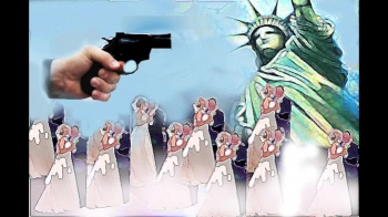 President Putin Loads the Gun & Takes Aim, <br />3-20-15 Rapture to Happen Simultaneously<br /><br />Tonight in prayer the Lord invited me to dance with Him in a large ballroom filled with brides, dancing with their Jesus.  I saw that I was in my bridal gown.<br /><br />A few minutes after that I saw Putin loading a revolver bullet by bullet and aiming at the heart of the Statue of Liberty with an American flag superimposed in front of it.<br /><br />I asked the Lord, "Lord, how can you be here in this beautiful and joyous setting, dancing and enjoying Your Bride when the terrors of war are approaching?"<br /><br />He looked deeply into my eyes, so there was no mistaking who I was dancing with or talking to, and He said, "Because I am undiminished.  I can be fully present in both places because I am not diminished in any way, ever.  I am in the fullness of My Godhead dancing with you and in the fullness of My Godhead preparing for war."<br /><br />Certainly, we are finite human creatures, we really can't understand how this could be happening.  None the less, I believe, truly believe that it was.  And for me it at least gave me some handle on the dichotomy of bombs falling as we are ascending into Heaven in the Rapture. <br /> <br />"I believe that God's judgment……is about to take place. Everything that …was…. told will happen. It will all come true, every word of it, when the right time comes. I am absolutely convinced that everything God has said is sure to come true. God does not break his promises."  Tobit 14:4 from  Bible Gateway Darby Translation (modified for this message)<br /><br />Also a dear friend had a vision of several angels in Heaven holding trumpets and looking in one direction, Jesus on the throne beside God the Father.  Jesus was sitting on the edge of His seat. She spoke to her guardian angel and he pointed up to look at that vision, like, "Pay attention!" <br /><br />The nights we called everyone to pray we came REAL close according to DEFCON Wa