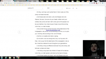 Leviticus Chapter 10