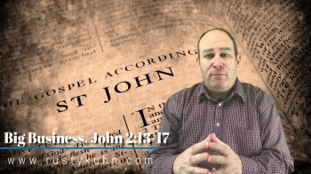 Today's one minute sermon on The Gospel of John. Feel free to share.  For more information about Rusty Kuhn Ministries visit, www.rustykuhn.com 