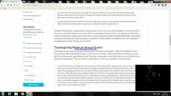 Thanksgiving and the Gospel of Life