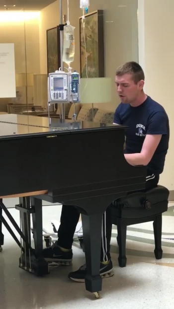 Hospital Patient with Rare Disease Blesses Cancer Patients with Original Christian Song