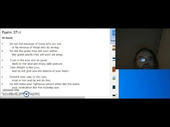 a commentary on Psalm 37