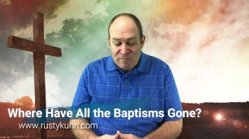 Soul Winning Saturday, Episode 1. In this first episode of Soul Winning Saturday I share some alarming statistics from Thom Rainer and Lifeway about the decline in baptisms and evangelism. Feel free to share. <br />For more information about Rusty Kuhn Ministries visit, www.rustykuhn.com