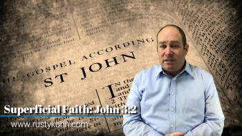 Superficial Faith. Today's one minute message. Feel free to share. 