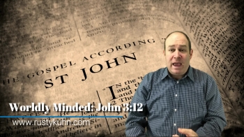 Today's one minute message on The Gospel of John. Feel free to share. For more information about Rusty Kuhn Ministries visit, www.rustykuhn.com 