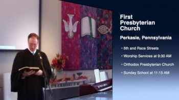 For many it seems like success in this world depends on your ability to get out in front of people, and the louder your voice the more successful you will be. But in the kingdom of God, success often comes in quiet, obscure ways. This sermon was recorded at First Presbyterian Church OPC in Perkasie, PA on November 25, 2018. To learn more about First Church, see www.firstchurchopc.org.