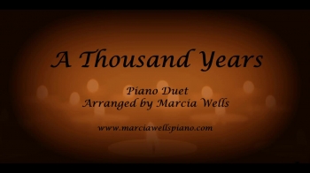 A Thousand Years Piano Duet