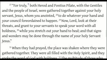 The Apostles Prayer of Defiance (Acts 4:23-31) 