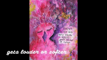 "Truth" is a poem and mixed media painting by Cherie Burbach. The poem "Truth" is included in her book Poiema.<br /><br />https://amzn.to/2NBQm8A<br /><br />WEBSITE: http://www.cherieburbach.com/<br />INSTAGRAM: https://www.instagram.com/cherieburbach/<br />FACEBOOK: https://www.facebook.com/CherieBurbach/