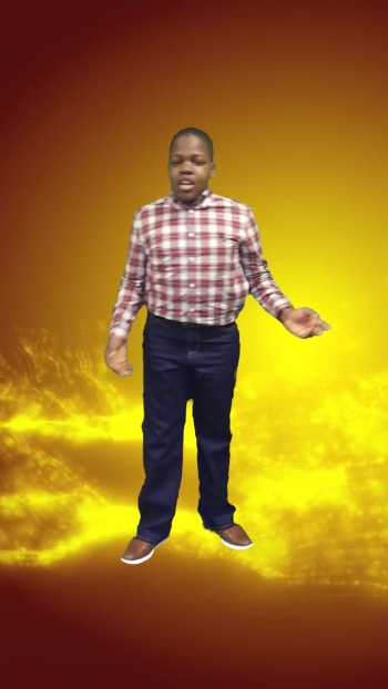11 year old Michael Nwamoh sings Let it Rise acapella