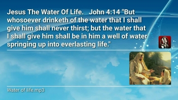 JESUS THE WATER OF LIFE