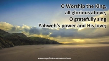 Singalong to this beautiful rendition of the ancient hymn 'O Worship The King', sung by the Magnificat Meal Movement Choir.<br />This song is from the new album NEVER FAIL 444HZ - To get your copy today please go to the website below.<br /><br />© 2016 Video and Sound Recording Magnificat Meal Movement Int <br />https://www.magnificatmealmovement.com