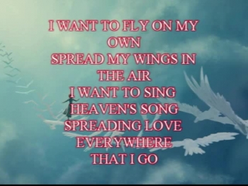 This song was written about my daughter as she was getting married and starting a life of her own. This was inspired by watching a little bird grow feathers and fly from the nest. It just so happened that when the bird flew away my daughter left to be on her own as well