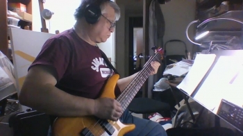 I was asked to come up with a bass line that had a rock feel and this is the result. 