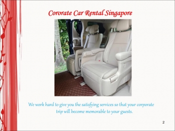 Are you hunting down the corporate car rental in Singapore? We have a great collection of luxury cars. Just contact us and we will help you to transfer anywhere from and to Singapore.