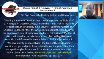 Does God Engage in Destructive Behavior (Part 11)