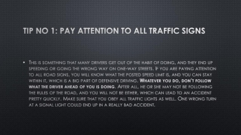 Whenever you are on road and recently started driving you should follow some rules. There are some informative tips by Amrani Chauffeurs.<br />https://www.amranichauffeurs.com/