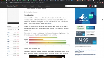 In this episode I will show you my Individual and Roth IRA holdings.<br /><br />Here's a breakdown of todays video:<br /><br />• I give an update on Southern Company<br />• I give an update on Starbucks<br />• I give an update on bond “RISK”<br />