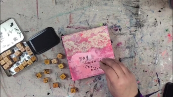 An art in progress video, showing the wording on "Joy Comes in the Morning" by Cherie Burbach.<br /><br />WEBSITE: http://www.cherieburbach.com/<br />INSTAGRAM: https://www.instagram.com/cherieburbach/<br />FACEBOOK: https://www.facebook.com/CherieBurbach/