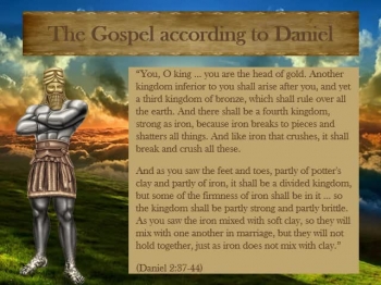 The God of heaven will set up a kingdom that shall never be destroyed! (Daniel 2:44)