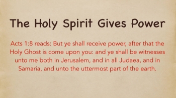 The Divine Nature | The Holy Spirit | Part 2 