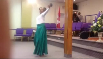 Suffering from sickle cell anemia, Sister Linell Edwards passed from this world into Eternity July 1, 2019.  Before doing so, she gave us a powerful and moving testimonial dance.