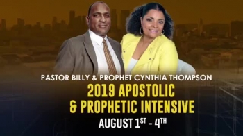 Prophet Cynthia Thompson - Prophetic Intensive Training 2019 !!!