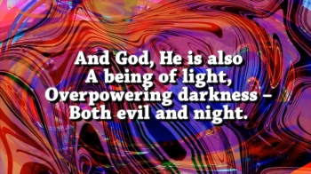A video and a poem that help to put into proper perspective the true magnitude and awesomeness of God, as well as His love.