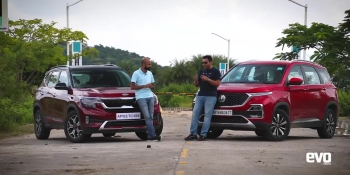 MG Hector vs Kia Seltos (petrol DCTs) | A Very Serious Comparison Test | evo India