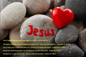 You are right, God knows your heart.  The problem is that you don't.  The scriptures say that our hearts before being truly saved is wicked, an we can't even see how deceitful it is.<br /><br />If you are not yet experiencing Jesus in a tangible way (hearing him, dreams, visions, etc.), I encourage you to pray to God to show you your heart from his view point.<br /><br />To contact us for further help, please feel free to email us at teachingdisciples@gmail.com.  We do not have time to address negative comments.  We are only focused on helping people find Jesus Christ in a tangible way and to help people "hear" Jesus, since his sheep hear his voice.