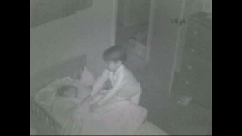 3 Year Old Big Brother Caught on Baby Monitor Singing and Caring for Little Brother in New Bed 