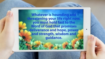 Are you holding fast to God?