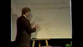 The devil and the demons are working to destroy us.  A blast from the past in a program from my 1980s TV series.