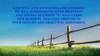"If I get born again, will all my troubles go away?"