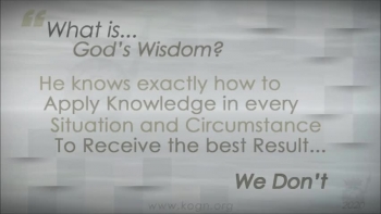 KOGNetwork |  K I N G D O M   T R U T H  | What Is God’s Wisdom? | Kevin Alexander 