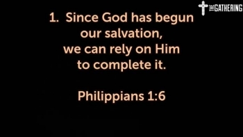 The preservation of the saints is that continuous operation of the Holy Spirit in the life of the believer, by which the work of divine grace that is begun in the heart, is continued and brought to completion by God’s grace and for His glory.  We need this!