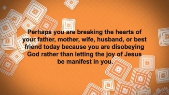 Are you obeying God?