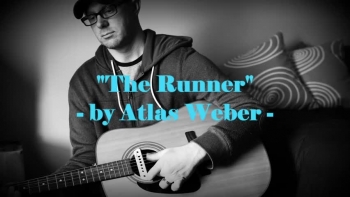 "The Runner" - by Atlas Weber<br /><br />"A man is nothing without passion<br />or he'll watch all his minutes pass him<br />Oligarchs and thieves and cowards<br />may hold all the precious power<br /><br />Break the back of every man<br />Take away all of your helping hands<br />This ol' world's not all I dreamed of<br />I would die without your sweet love<br /><br />CHORUS: <br />In my dreams, I can run<br />In my dreams, I can run<br />If you saw me, it'd astound you<br />I will throw my arms around you<br />Maybe we can catch the sun<br />In my dreams I can run<br /><br />Lord I hope that hell don't want me<br />'Cause all these demons seem to haunt me<br />But I tried and tried as I knew how<br />To find the meaning past the here and now<br /><br />There's a blackness in that sky tonight<br />Clouds will hide behind the moon in fright<br />As I fell into the midnight glare<br />How your light lit up the dark air"<br /><br />